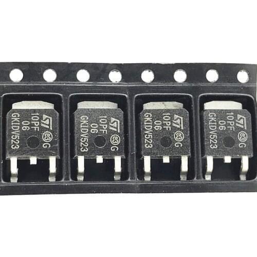 10PCS STD2NC60 STD2NB80 STD4NB25 STD5N52K3 STD5N52U STD7NB20 STD10PF06 STD19NE06L STD20NE03L STD20NE06 STD25N10F7 MOSFET TO-252