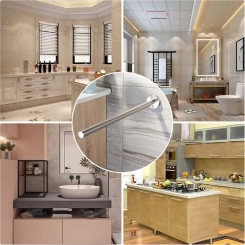 41cm Stainless Steel Towel Rack Towels Holder Bar Rail Hanger for Home Bathroom