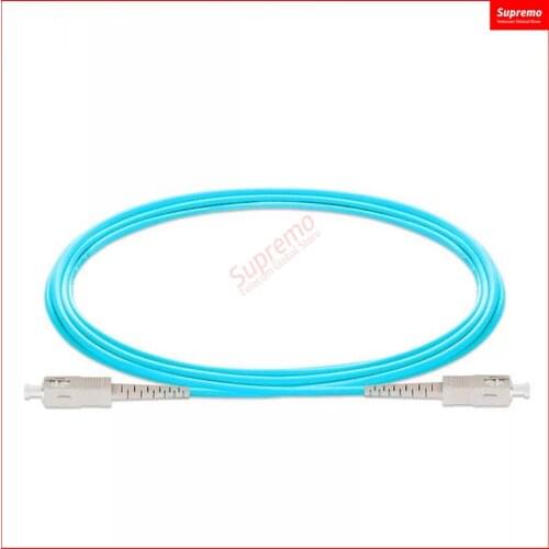 5pcs 3 Meters SC/UPC-SC/UPC Patch Cord Multi-Mode OM3 10G Fiber Cable Multimode Simplex Fiber Optical Jumper Patch Cord