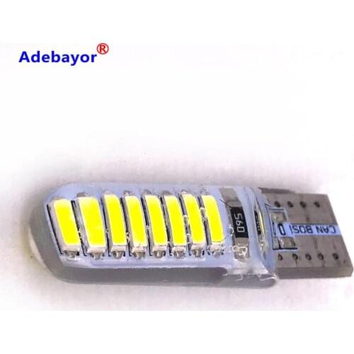 50PCS Hotsdle T10 194 W5W 168 16 SMD LED 4014 Car Auto Clearance Lights Marker Lamps Reading Light Bulb DC 12V
