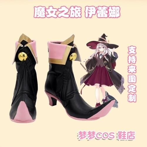Anime Witchs Journey Irena Cosplay Shoes Boots Halloween Party Custom Made Any Size for Unisex