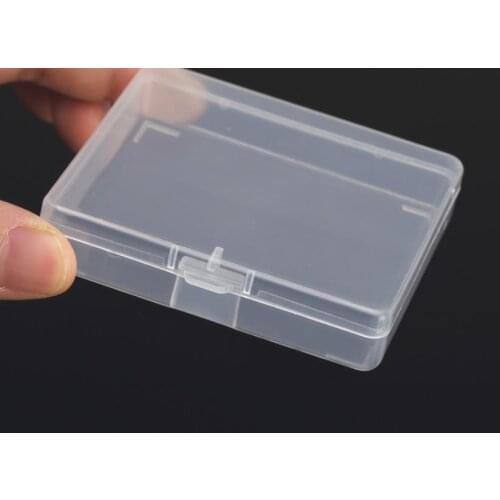 Wholesale Price 1000 Pieces plastic PP box small tools storage case clear plastic display boxes 7.3x6.3x1.6cm SN3584