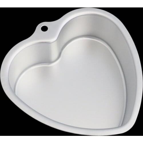 Cheesecake Pan Gift Baking Mould Egg Tart Piping Pastry Bread Mould Tool Anode Alufer Baking Utensil Bottom Love Gift Mold