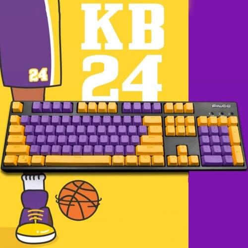 PBT Keycap 104-key Two-color Keycap Light Transmission OEM Height DIY Sublimation Mechanical Keyboard Keycap Cherry MX Switch