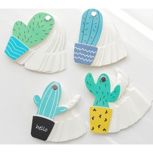 Creative cactus sticky note Lovely Kawaii Unicorn memo pad bookmark Stationery Office accessories School supplies