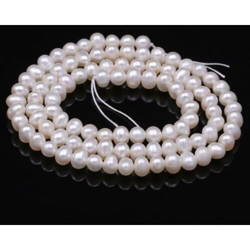 High Quality Natural Freshwater White Pearl Round Loose Beads 4-5 mm For Jewelry Making DIY Bracelet Earring Necklace Accessory