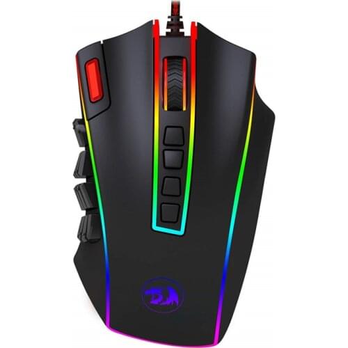 Redragon M990 LEGEND 24000 DPI Programmable Buttons Laser Gaming Mouse Ergonomic Design For PC Computer Desktop Gamer
