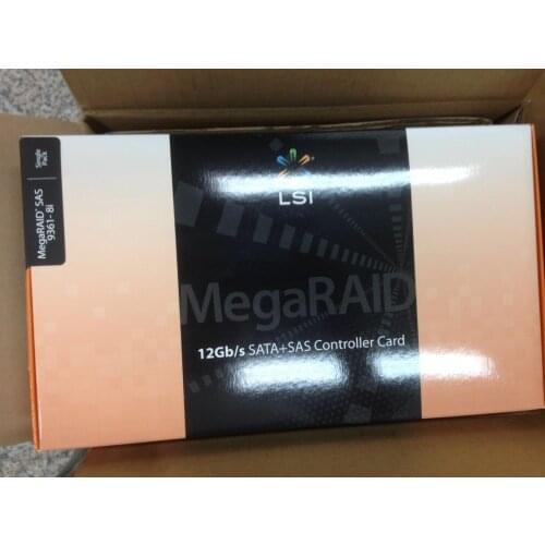 LSI MegaRAID SAS9361-8I (05-25420-17) (PCI-E 3.0 x8, LP) SGL SAS 12G, RAID 0,1,10,5,6, 8port (2*intSFF8643),2GB onboard