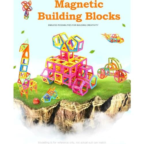 Changeable Magnetic Building Blocks Magnetic Designer Construction Set Model Building Magnets Magnetic Blocks Educational Toys