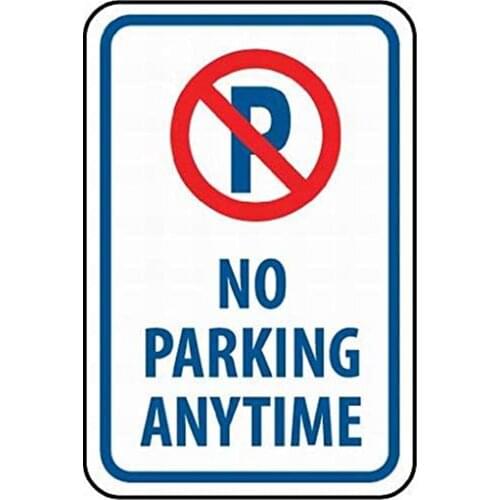 No Anytime Unique Style Metal Tin SignAluminum Vintage Look Sign Plaque for Kitchen Bar Pub Farm House Decoration 8 X 12 Inches