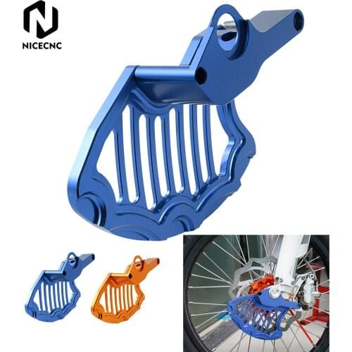 NICECNC CNC Front Brake Disc Guard Cover For Husqvarna TE TC TX FE FC FX FS 125 150 200 250 300 350 390 400 450 501 Husaberg 570