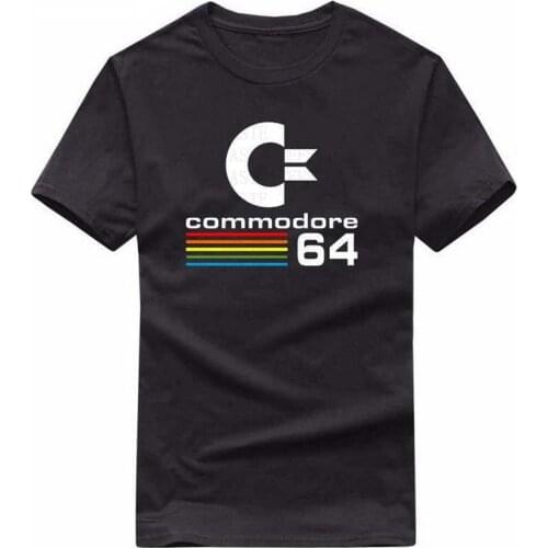 2020 verano Commodore 64 camisetas C64 SID Amiga Retro 8-bit Ultra Cool diseo camiseta vinilo hombres ropa con manga corta