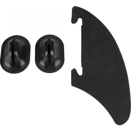 Tracking Fin 1 Pcs Black Kayak Skeg Tracking Fin Integral Fin Mounting Points Black Watershed For Rowing Boats Accessories