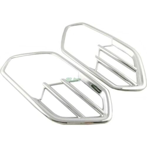 ABS Chrome Front Fog Light Lamp Bezel Cover Trim 2pcs for Ford Kuga Escape 2017
