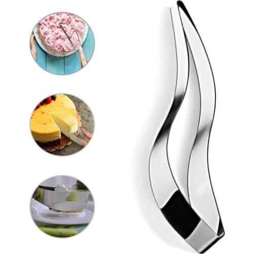 Stainless Steel Cake Cutter Curved Leaf-shaped Cutter Cutting Clip Cake Tools Accessories