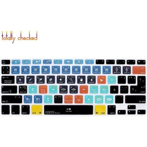 Propellerhead Reason Spanish Hotkey Function Silicone Keyboard Cover Protector Skin For Macbook Air Pro Retina 13"15"17EU/US