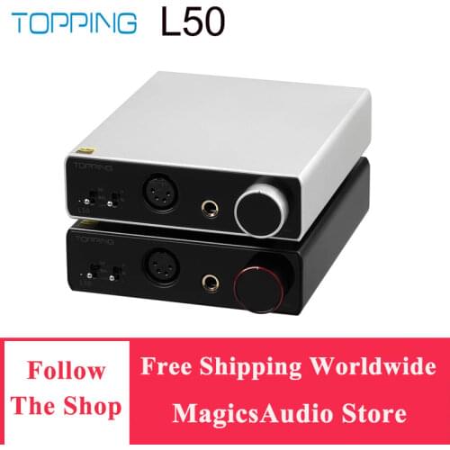 TOPPING L50 NFCA Headphone Amplifier SE+BAL Input 6.35mm/XLR Output Hi-Res Audio Amp