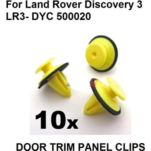 10x For Land Rover Discovery 3 (LR3) Exterior Windscreen A-Pillar Trim Clips