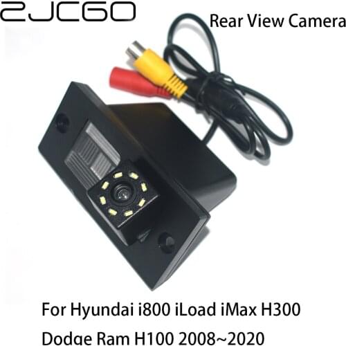 ZJCGO HD CCD Car Rear View Reverse Back Up Parking Night Vision Camera for Hyundai i800 iLoad iMax H300 Dodge Ram H100 2008~2020