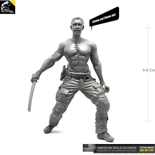 1/35 Resin model kits Us Seals Resin Seals Model Kits self-assembled Las-04