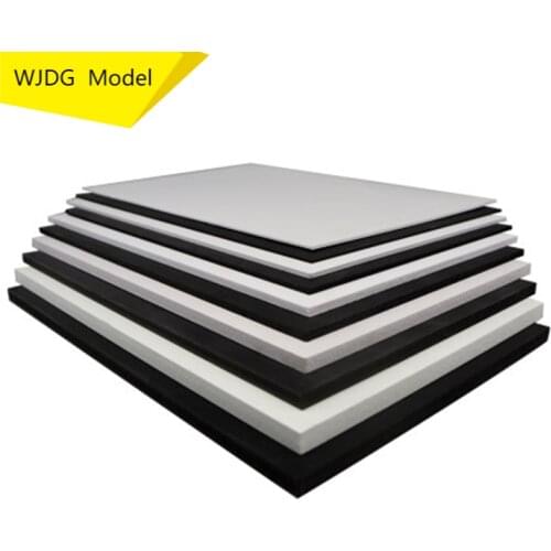 3PC300*400mm black white architecture modeling foam board model making material DIY handmade ofgood quality model train ho scale