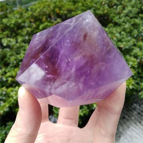Amethyst Crystal Point Healing Quartz Wand Crown Chakra Stones Crystals Stone Islande Wicca Piedras Minerals Mineral Raw Cuarzo