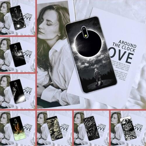 Space Skull Back Cover For Nokia X71 X6 7 Plus Nokia2 Nokia3 Nokia5 Nokia6 Soft Silicone Phone Case For Nokia 9 8 6 5 3 2 1 Plus