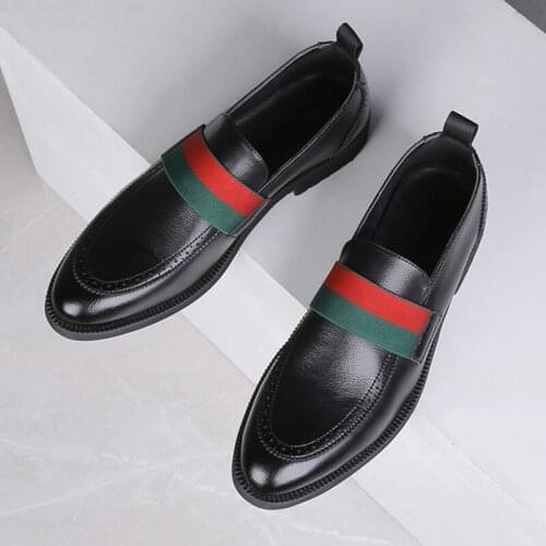 CIMIM Brand Men Fashion Formal Luxury Business Dress Shoes Comfortable Casual Office MenS Leather Shoes Italy New Loafers