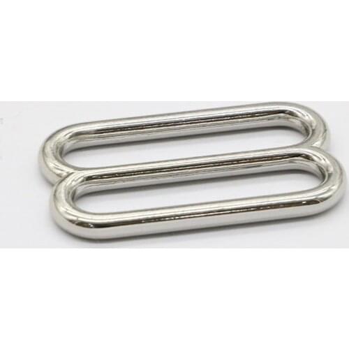 10PCS 1.5" 2" Webbing Metal Belt Buckles D 8 Ring Slider Strap for belt buckle 50mm 38mm Tri-Glide Adjust Buckle bag Accessories