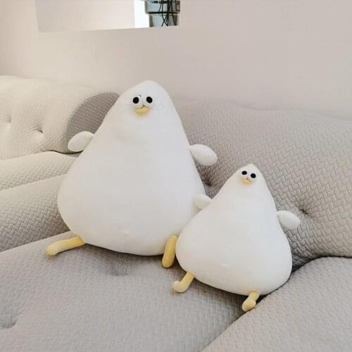 26-68cm Cute Chubby Seagulls Plush Toys Stuffed Soft Lovely Fat Animals Cartoon Pillow For Girls Kids Birthday Gifts