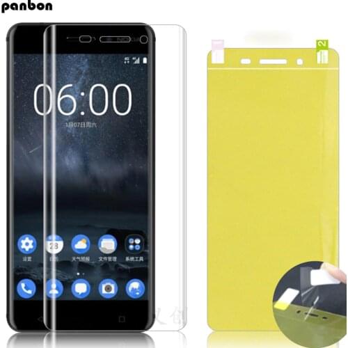 Soft Hydrogel Front Film for Nokia 9 8.1 7.1 6.1 5.1 3.1 2.1 7 Plus 8 Full glue coverage Screen Protector TPU nano film