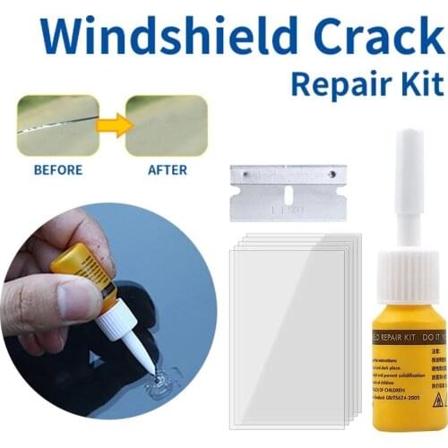Auto Glass Repair Kit Windshield Nano Repair Fluid DIY Car WindScreen Repair Utensil Scratch Cracked Restore Auto Window Repair