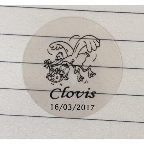 90 ct personalized name stickers baby shower newborn welcome party favors gifts labels thank you tag baptism christening sticker