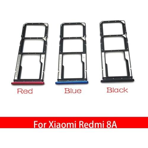 New SIM Card Tray Slot Holder For Xiaomi Redmi 8A Replacement Part