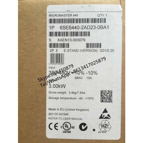 NEW&ORIGINAL 6SE6440-2AD23-0BA1 INVERTER 6SE6440-2AD23-0BA1 FOR SIE 6SE6440-2AD23-0BA1