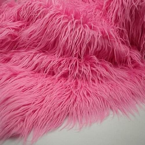 Vintage Long Plush Fabric DIY Patchwork Handmade Quilting Autumn Winter Garment Plush Toys Materials Accessories