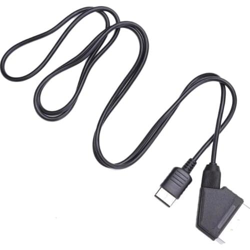 High-quality 1.8m/6ft RGB SCART Cable Dreamcast VGA RCA Audio Cable Cord RGB Scart Cable Compatible for SEGA Dreamcast DC