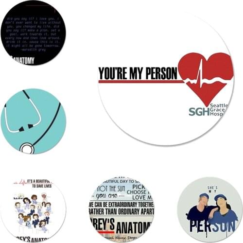 You're My Person Greys Anatomy Badge Brooch Pin Accessories For Clothes Backpack Decoration gift
