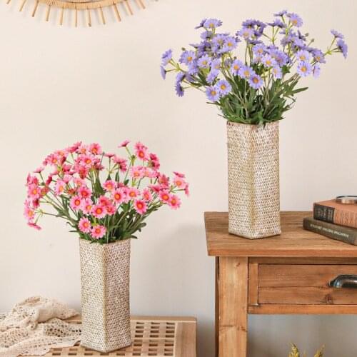 2021 Home Decor Dried Flowers Artificial Flowers Party Decoration Wedding Accessories Little Daisy Flower Wall flores secas