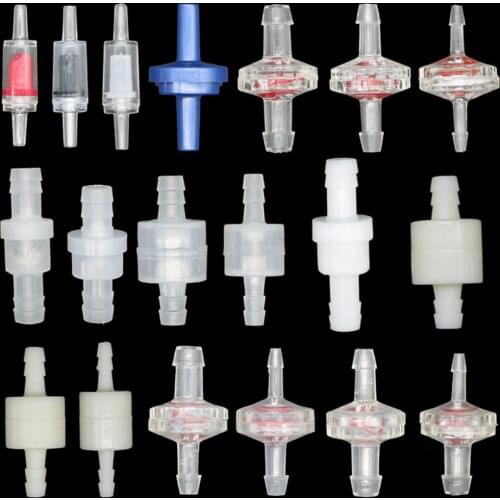 3MM 4MM 4.1MM 5MM 5.1MM 6MM 7.9MM 8MM 10MM 12MM Stop Valve Anti-backflow Check Valve Anti-ozone Oil Resistant For Silicone Hose