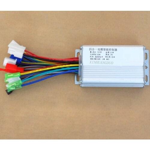 350W Aluminium 48V/60 Electric Bicycle E-bike Scooter Brushless DC Motor Controller 6 tube brushless controller