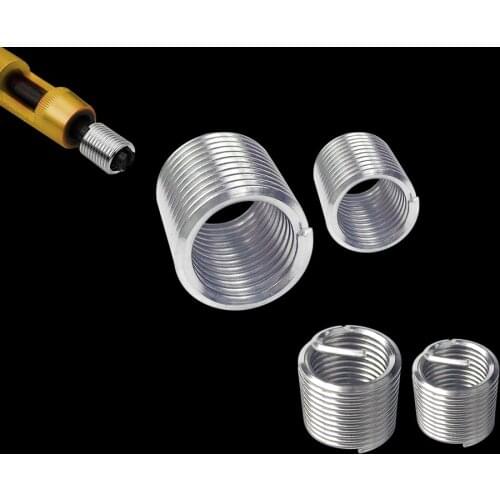 60pcs Nutsert M3 M4 M5 M6 M8 M10 M12 304 Thread Repair Insert Kit Sets Stainless Steel Rivet Nuts Kit For Hardware Repair Tools