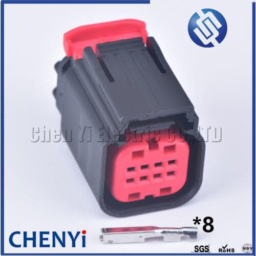 1 Set 8 Pin TE female Automotive Connector Air Flow Meter Socket Parking Sensor Module Plug For Carnival Sharpe Max 1411001-1