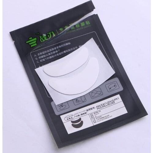 C90C 1Set Mouse Skates Glide Feet Pads Mouse Feet Sticker for Zowie AM ZA11 ZA12 FK1 FK2 FK+ Mouse White Rounded Curved Edges