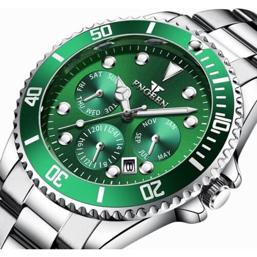 Top Brand Luxury Waterproof Quzrtz Watches for Men Stainless Steel Business Luminous Calendar Watches Mens Sport Wristwatches