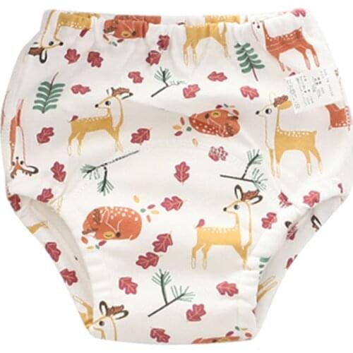 Baby Kids Diapers Reusable Nappies Cloth Diaper Nappy Washable Toddler Girl Boys Baby Waterproof Cotton Potty Training Pants 1pc