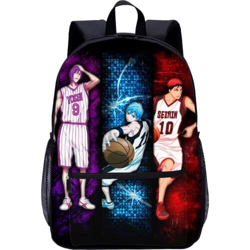 Kuroko No Basketball Backpack Children School Bag For Boy And Girl Casual Kids Large Casual Large Student Backpack