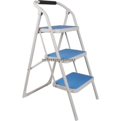 Ladder Exported To Japan Family Ladder Iron Multi-function Folding Ladder Stair Chair Three Step Ladder Herringbone Ladder Stabl