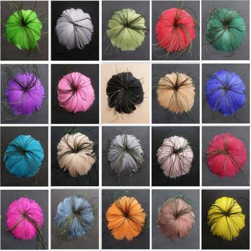 Hot Selling! 100pcs Beautiful Cute Baby Girl Children Feather Flower Headbands Infant Hair Band Head Scarf Headwear/Headdress