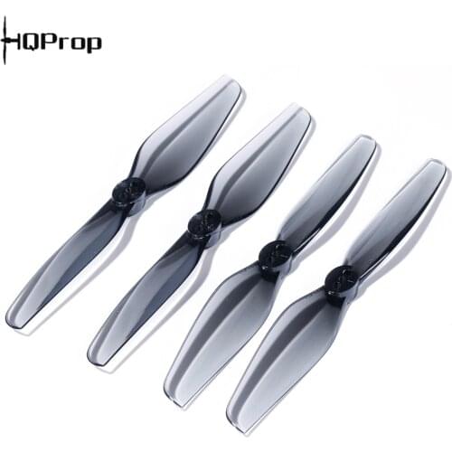HQPROP T4X2.5 Grey 4025 2-Blade PC Propeller for RC FPV Racing Freestyle 4inch Toothpick Micro Long Range LR4 Drones Explorer
